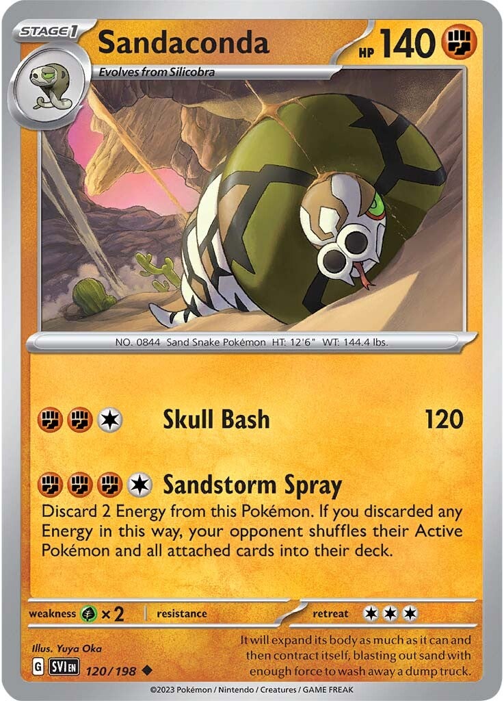 Sandaconda (120/198) [Scarlet & Violet: Base Set] | I Want That Stuff Brandon