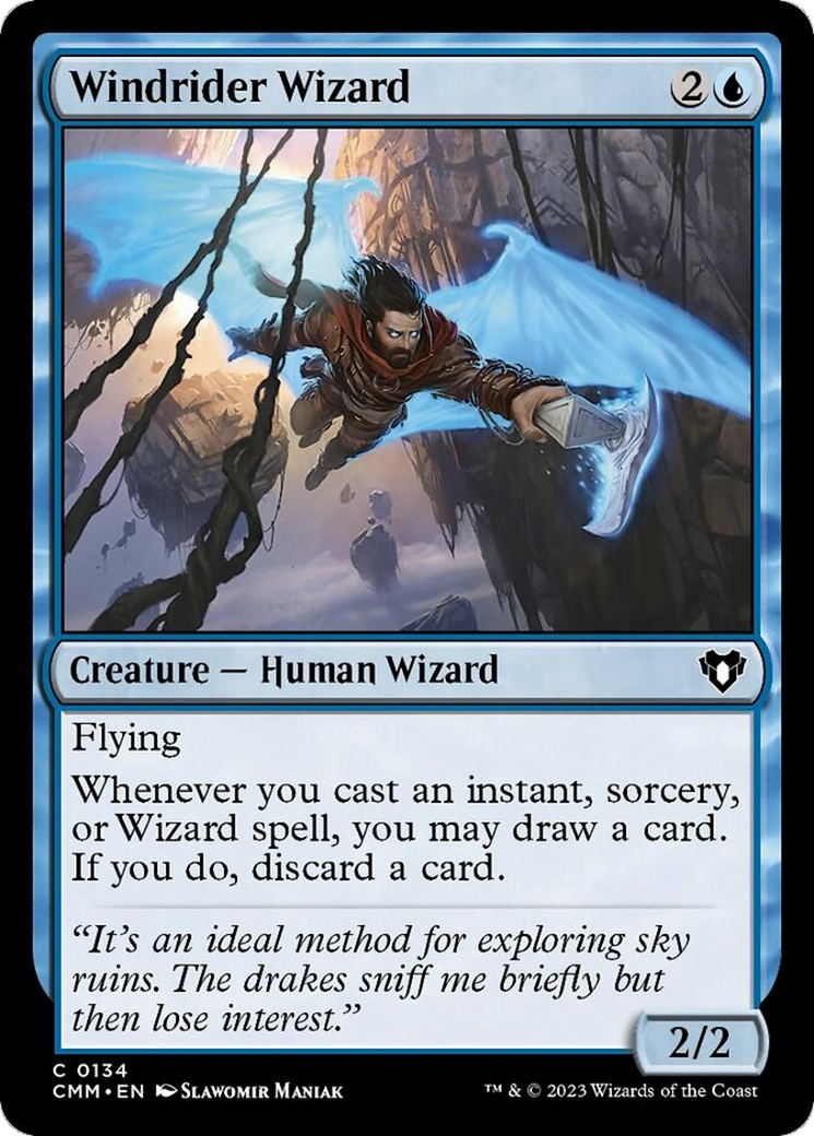 Windrider Wizard [Commander Masters] | I Want That Stuff Brandon