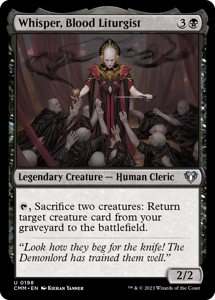 Whisper, Blood Liturgist [Commander Masters] | I Want That Stuff Brandon