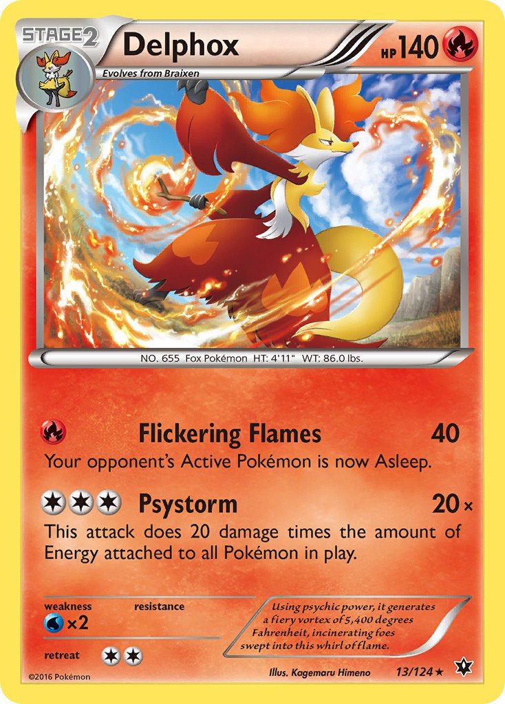 Delphox (13/124) (Theme Deck Exclusive) [XY: Fates Collide] | I Want That Stuff Brandon