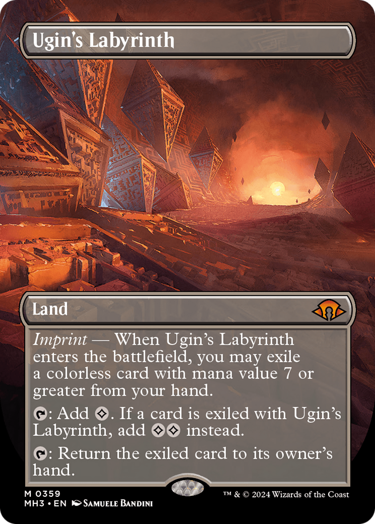 Ugin's Labyrinth (Borderless) [Modern Horizons 3] | I Want That Stuff Brandon