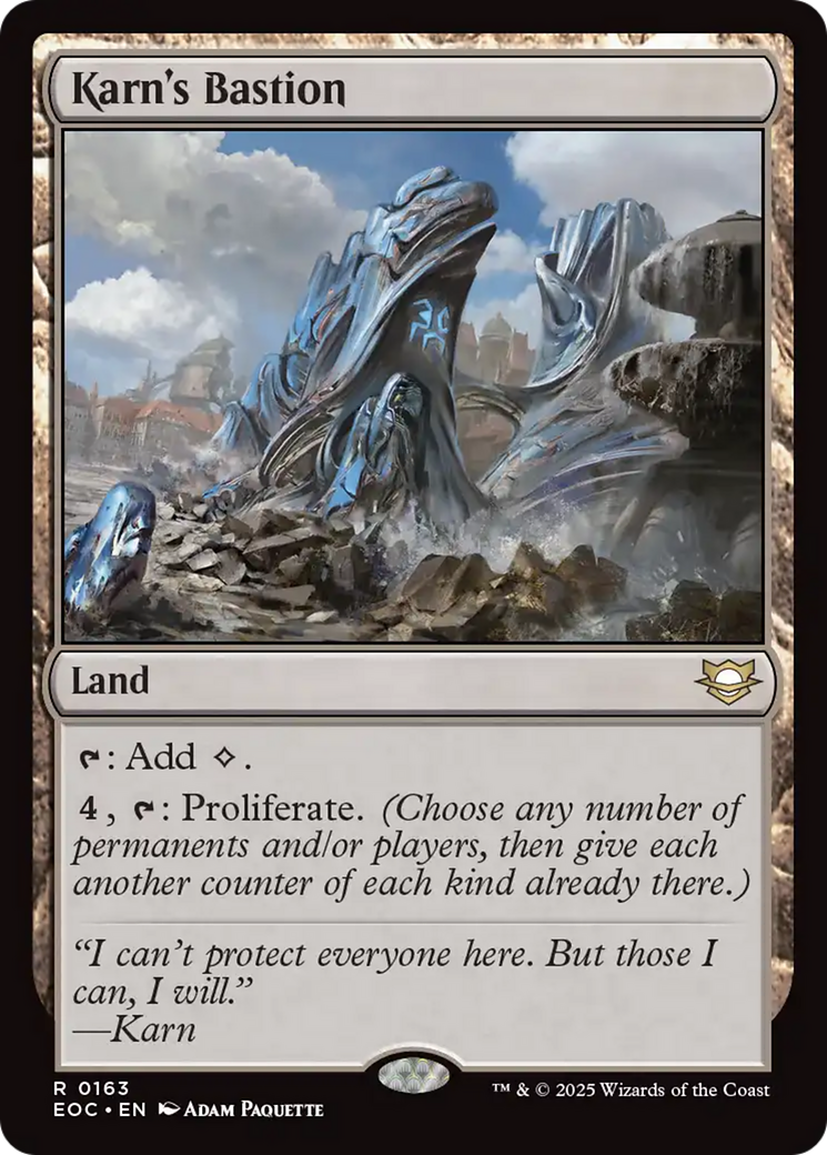 Karn's Bastion [Edge of Eternities Commander] | I Want That Stuff Brandon