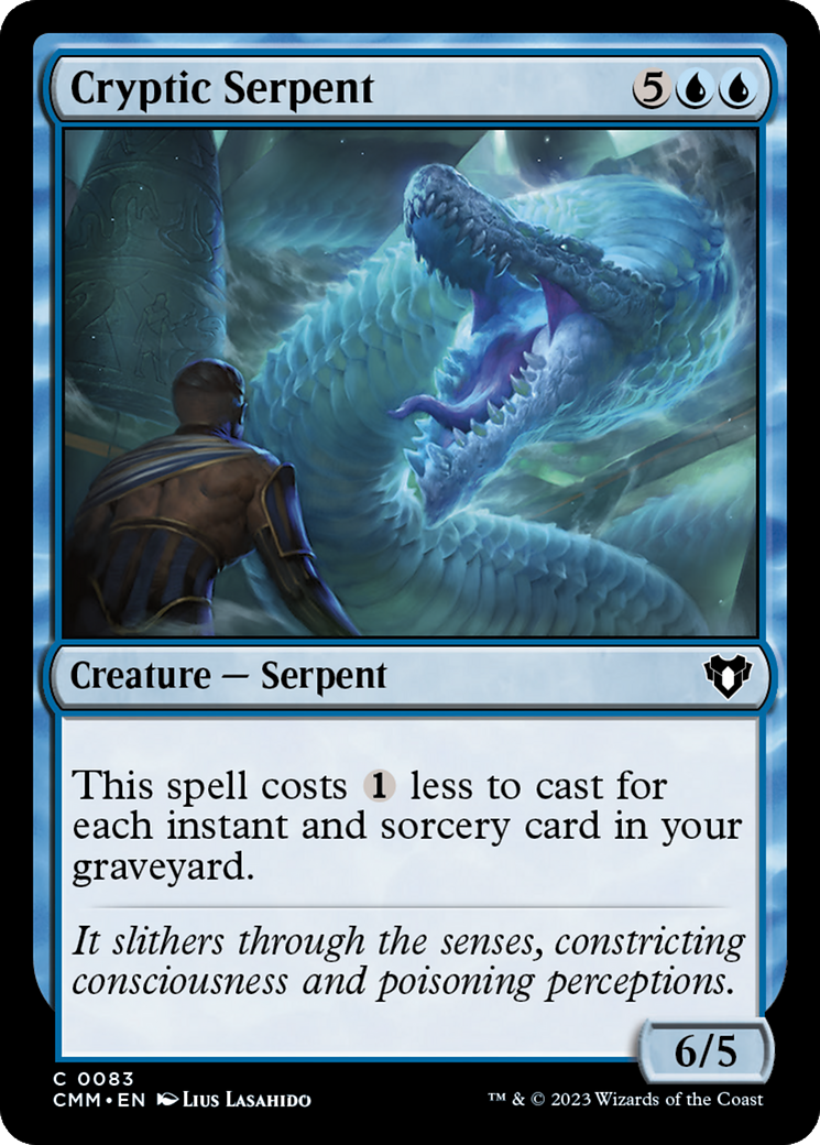 Cryptic Serpent [Commander Masters] | I Want That Stuff Brandon