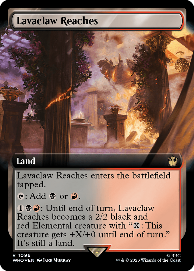 Lavaclaw Reaches (Extended Art) (Surge Foil) [Doctor Who] | I Want That Stuff Brandon