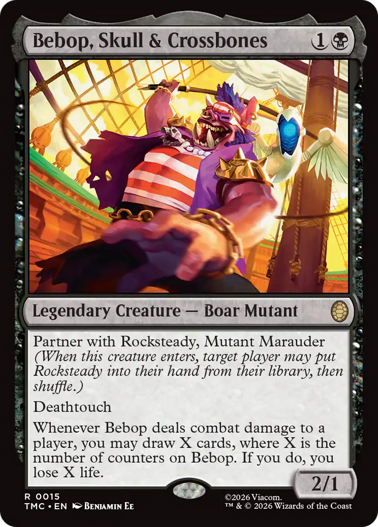 Bebop, Skull & Crossbones [Teenage Mutant Ninja Turtles Commander] | I Want That Stuff Brandon