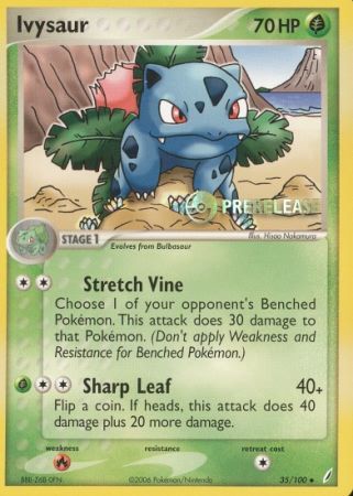Ivysaur (35/100) (Prerelease Promo) [Nintendo: Black Star Promos] | I Want That Stuff Brandon