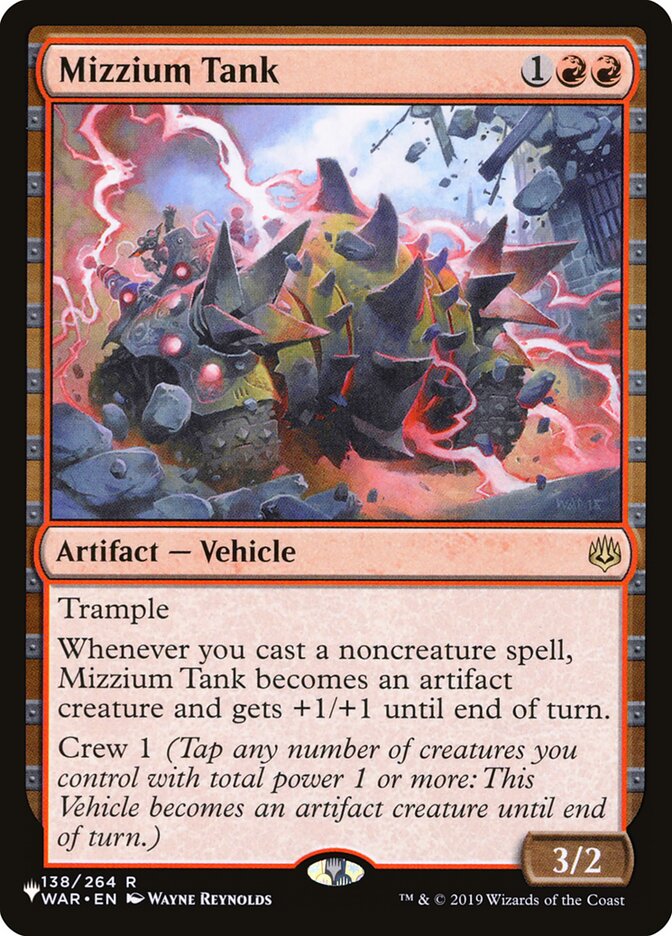 Mizzium Tank [The List] | I Want That Stuff Brandon