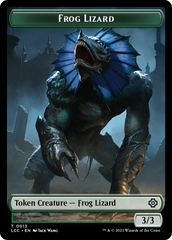 Frog Lizard // Merfolk (0003) Double-Sided Token [The Lost Caverns of Ixalan Commander Tokens] | I Want That Stuff Brandon