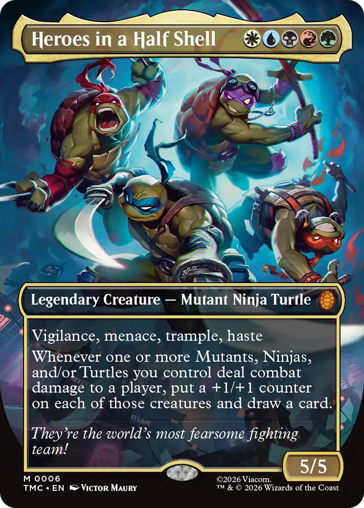 Heroes in a Half Shell (Borderless) [Teenage Mutant Ninja Turtles Commander] | I Want That Stuff Brandon