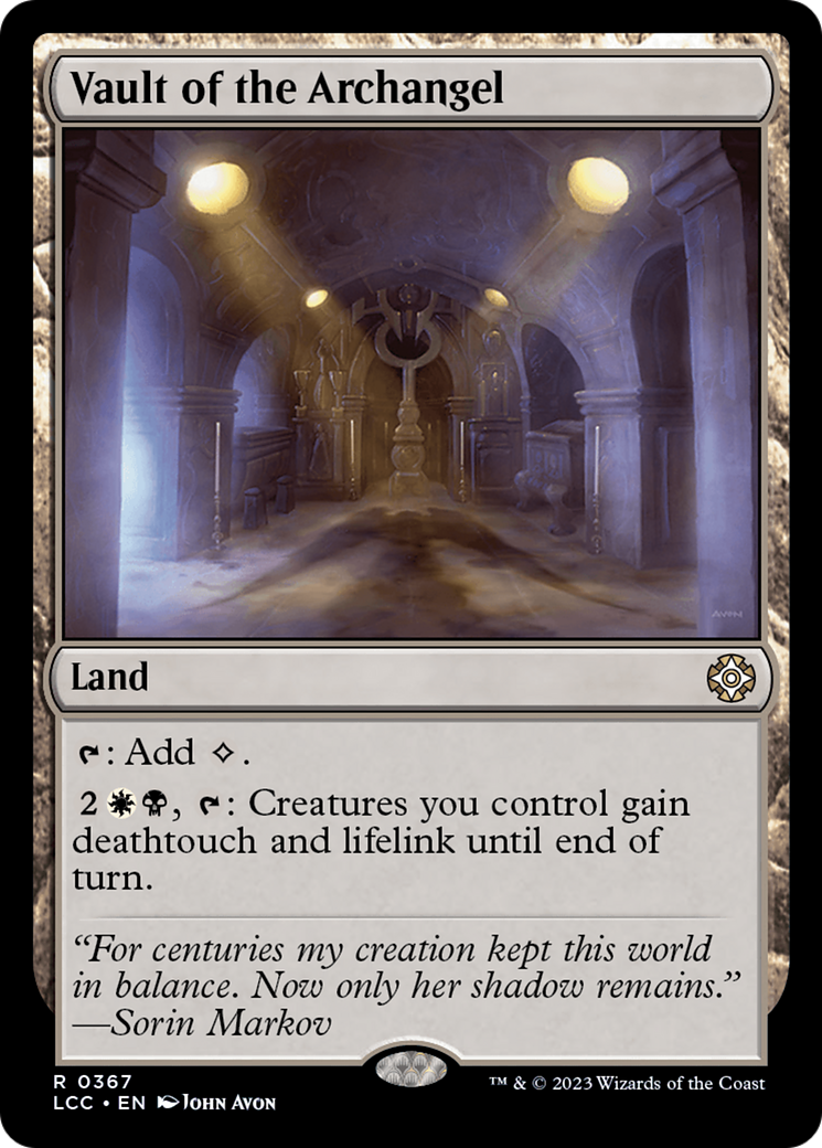 Vault of the Archangel [The Lost Caverns of Ixalan Commander] | I Want That Stuff Brandon
