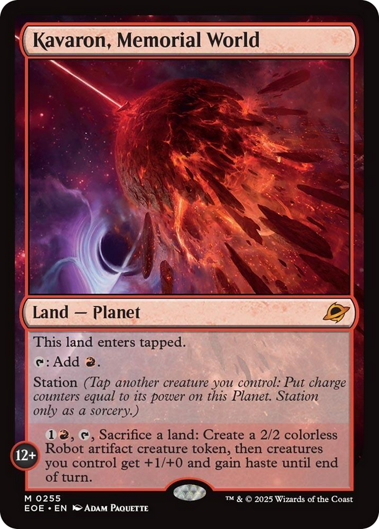 Kavaron, Memorial World [Edge of Eternities] | I Want That Stuff Brandon