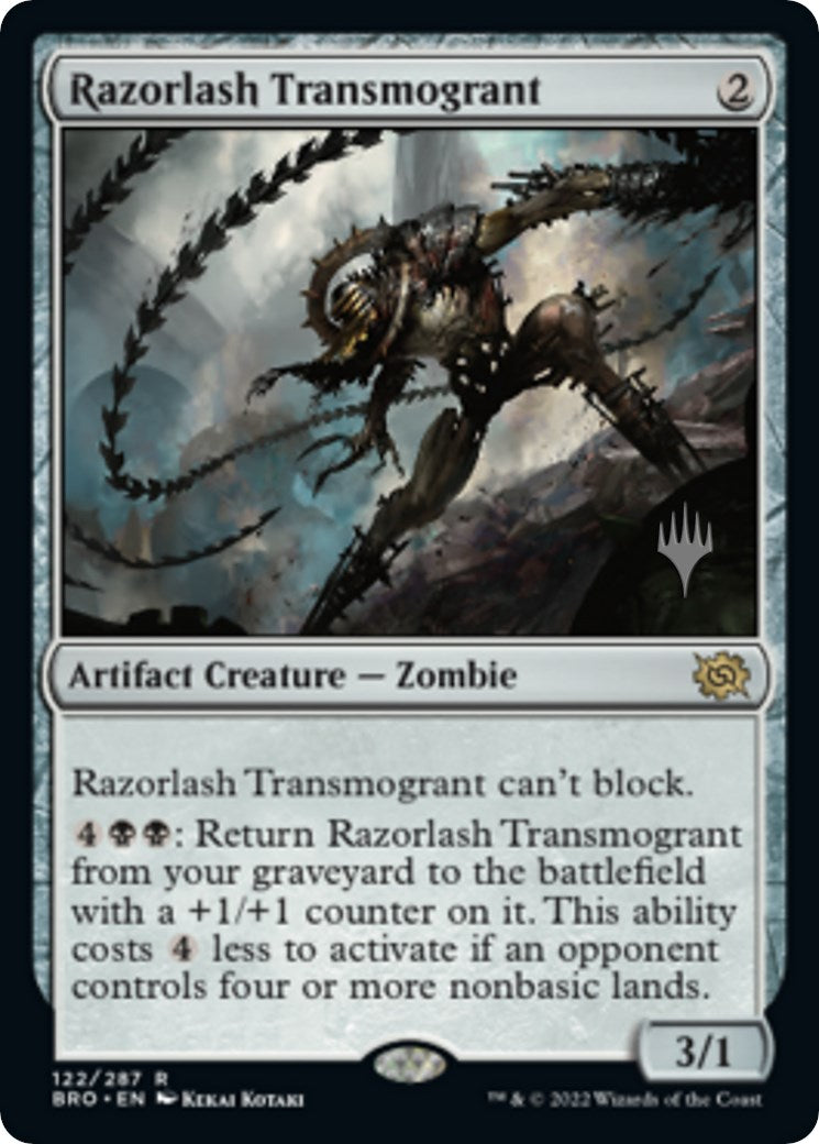 Razorlash Transmogrant (Promo Pack) [The Brothers' War Promos] | I Want That Stuff Brandon