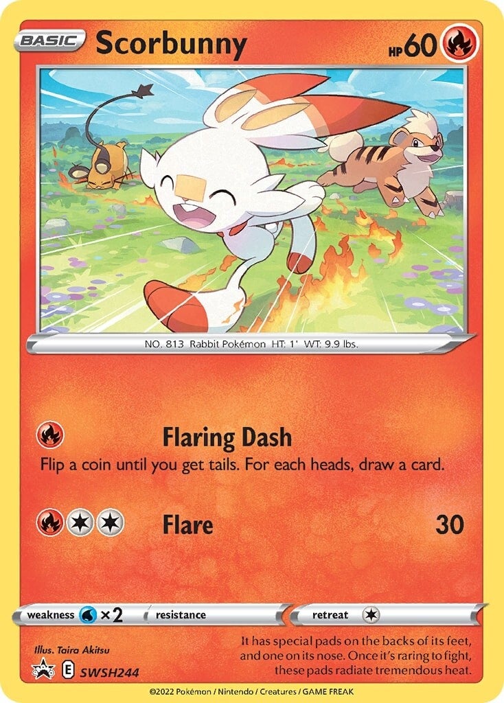 Scorbunny (SWSH244) [Sword & Shield: Black Star Promos] | I Want That Stuff Brandon