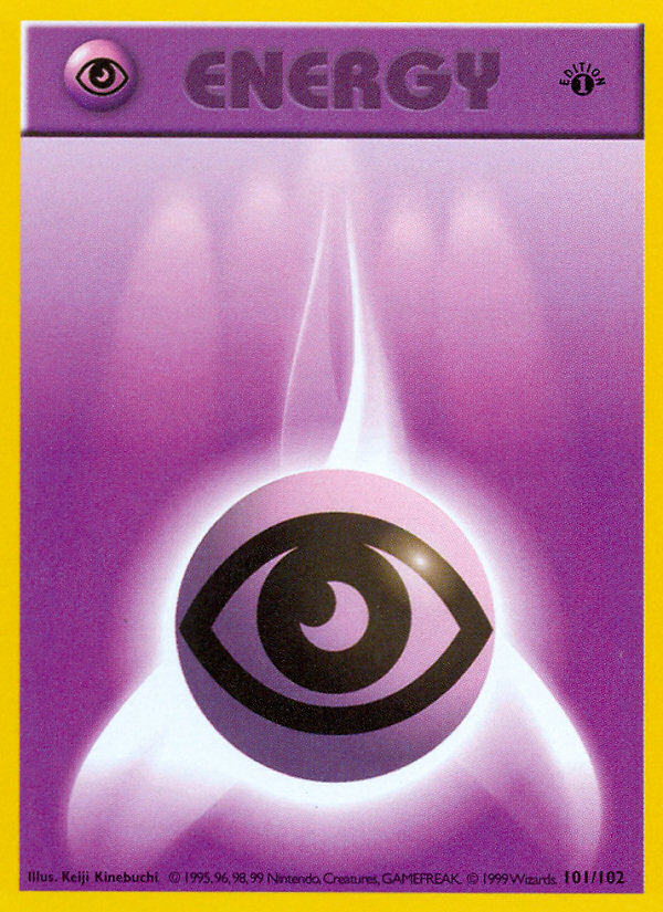 Psychic Energy (101/102) (Shadowless) [Base Set 1st Edition] | I Want That Stuff Brandon
