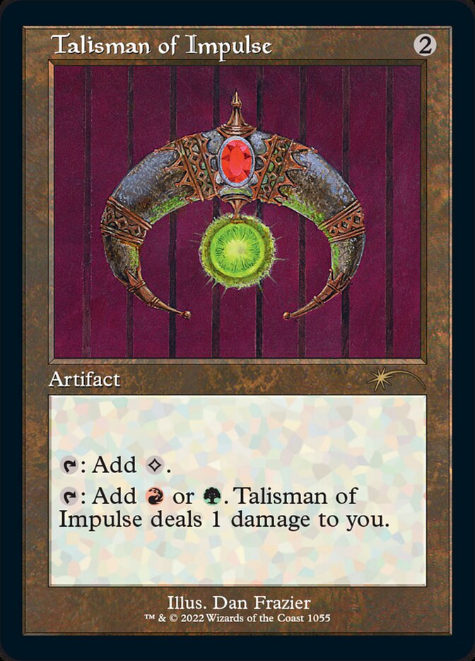 Talisman of Impulse (Foil Etched) [Secret Lair Drop Series] | I Want That Stuff Brandon