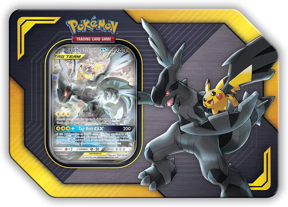 Collector's Tin (Pikachu & Zekrom GX) | I Want That Stuff Brandon