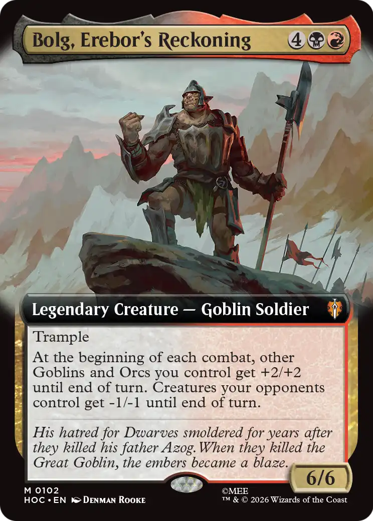 Bolg, Erebor's Reckoning (Extended Art) [The Hobbit: Eternal-Legal] | I Want That Stuff Brandon