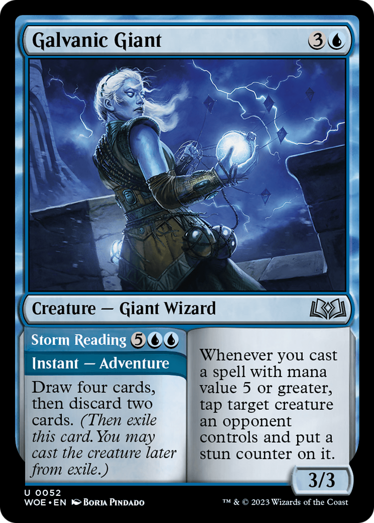 Galvanic Giant // Storm Reading [Wilds of Eldraine] | I Want That Stuff Brandon