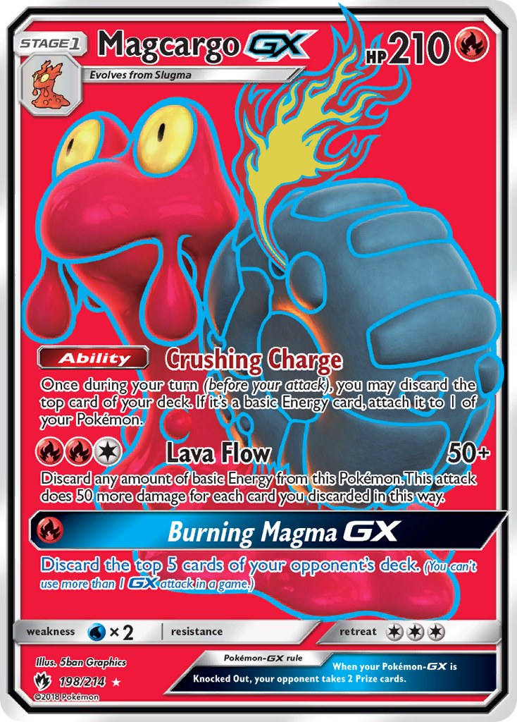 Magcargo GX (198/214) [Sun & Moon: Lost Thunder] | I Want That Stuff Brandon