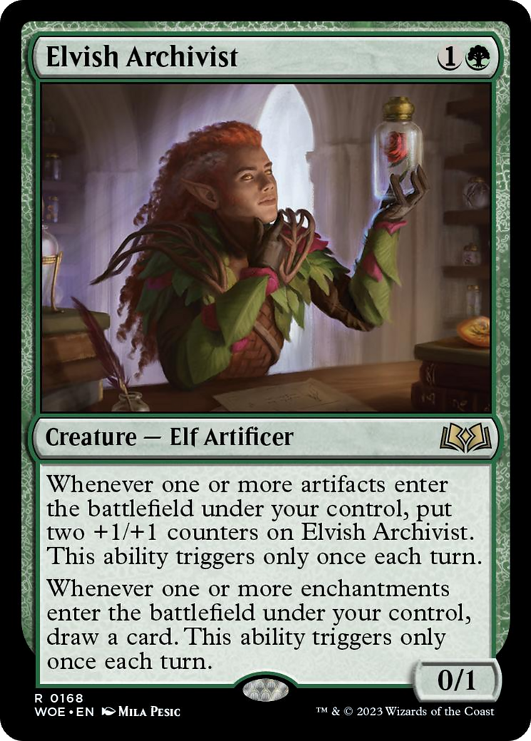 Elvish Archivist [Wilds of Eldraine] | I Want That Stuff Brandon