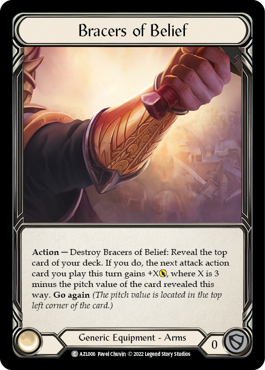 Bracers of Belief [AZL006] (Outsiders Azalea Blitz Deck) | I Want That Stuff Brandon