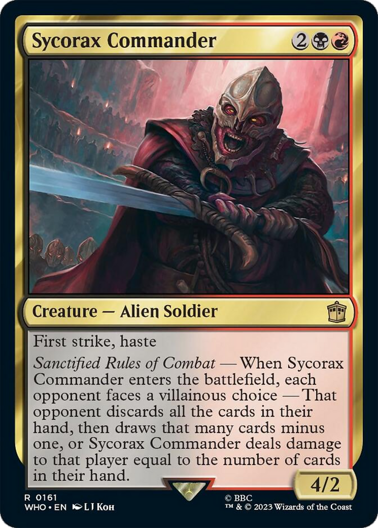Sycorax Commander [Doctor Who] | I Want That Stuff Brandon