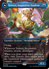 Tamiyo, Inquisitive Student // Tamiyo, Seasoned Scholar (Borderless) (Textured Foil) [Modern Horizons 3] | I Want That Stuff Brandon