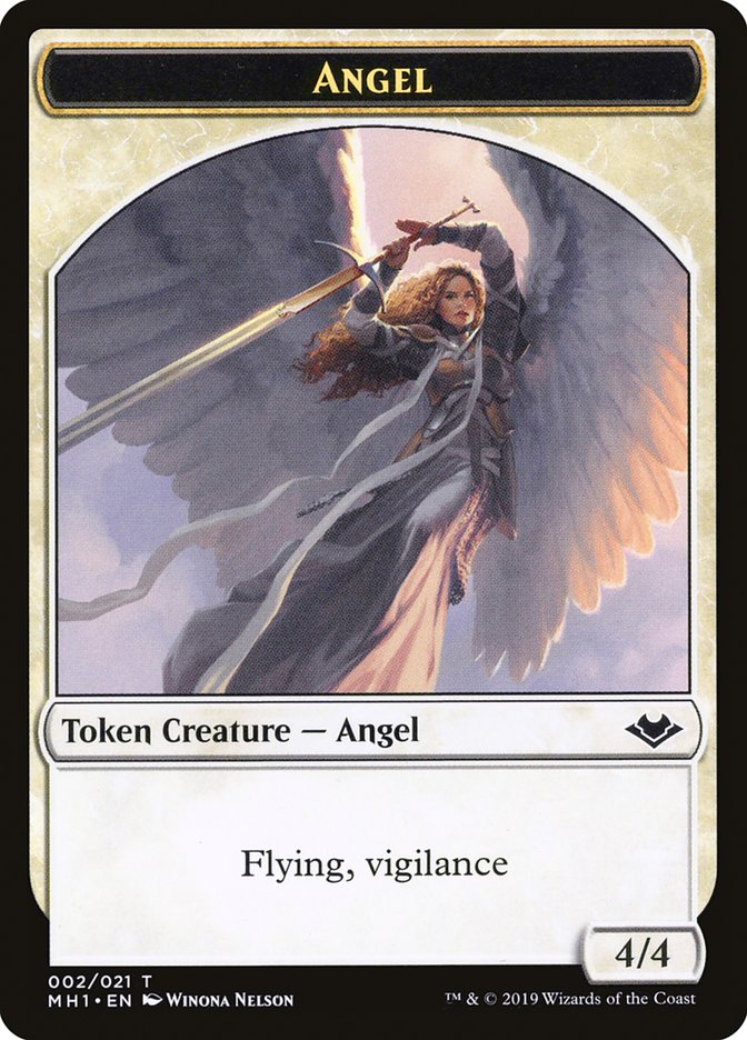 Shapeshifter (001) // Angel (002) Double-Sided Token [Modern Horizons Tokens] | I Want That Stuff Brandon