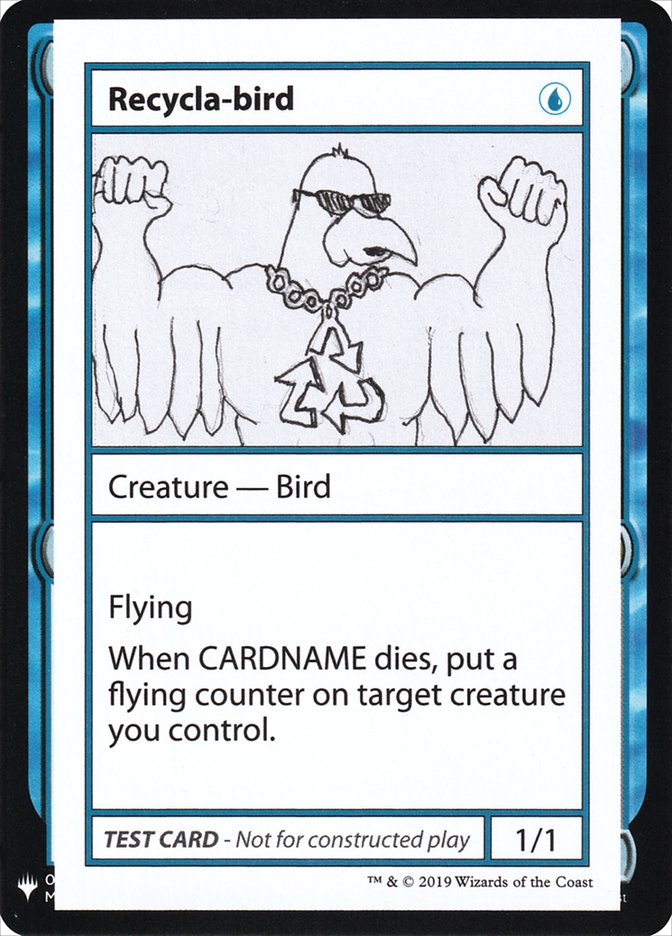 Recycla-bird [Mystery Booster Playtest Cards] | I Want That Stuff Brandon