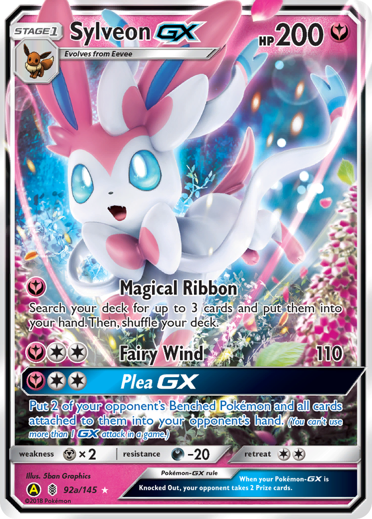 Sylveon GX (92a/145) [Alternate Art Promos] | I Want That Stuff Brandon