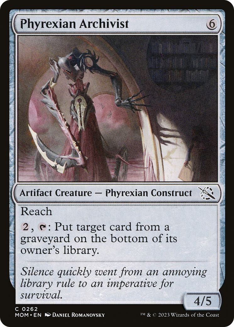 Phyrexian Archivist [March of the Machine] | I Want That Stuff Brandon