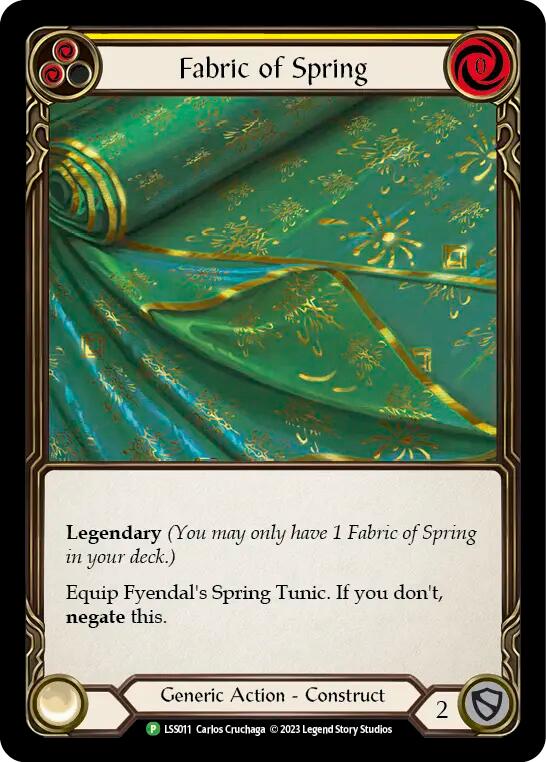 Fabric of Spring // Fyendal's Spring Tunic [LSS011] (Promo)  Cold Foil | I Want That Stuff Brandon