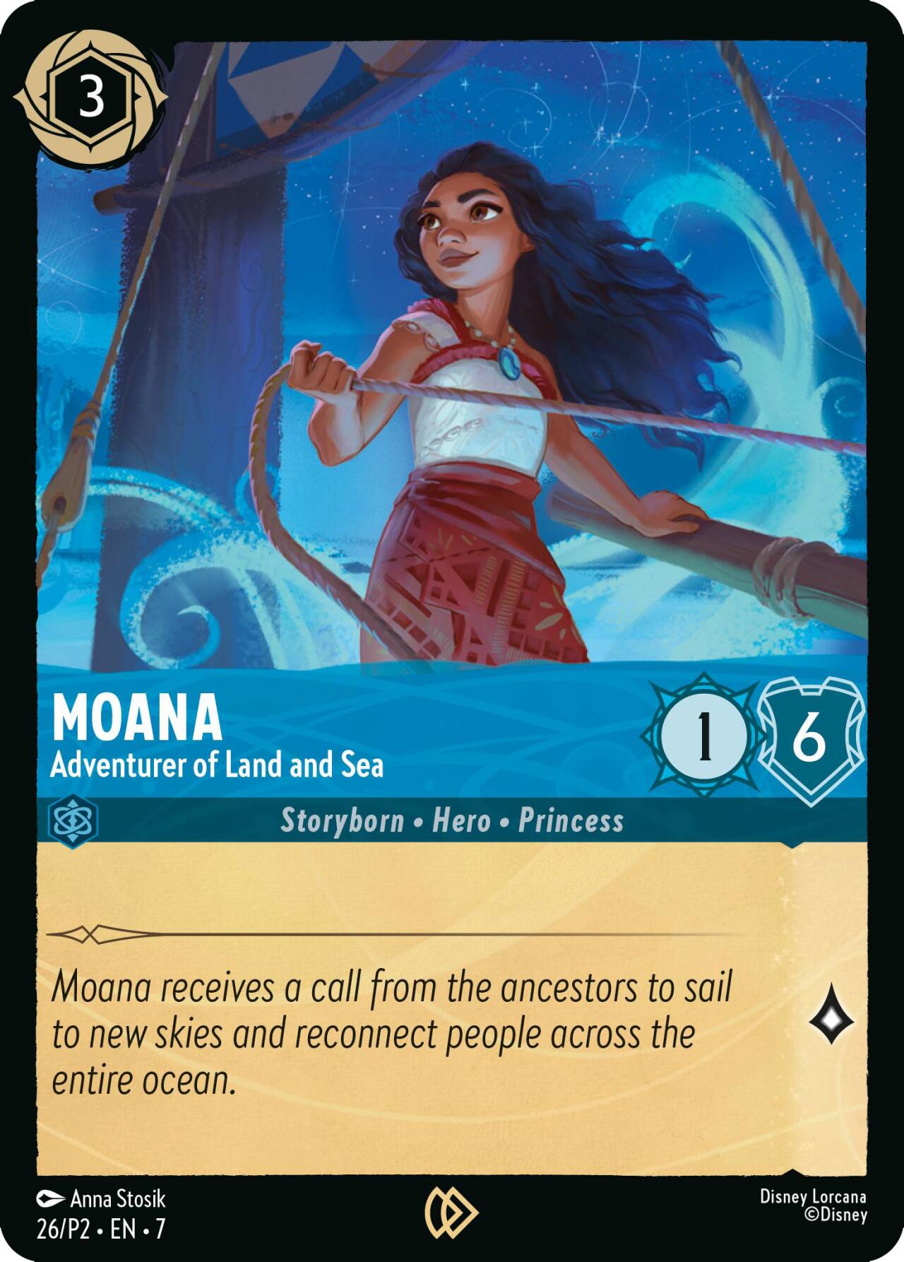 Moana - Adventurer of Land and Sea (26) [Promo Cards] | I Want That Stuff Brandon