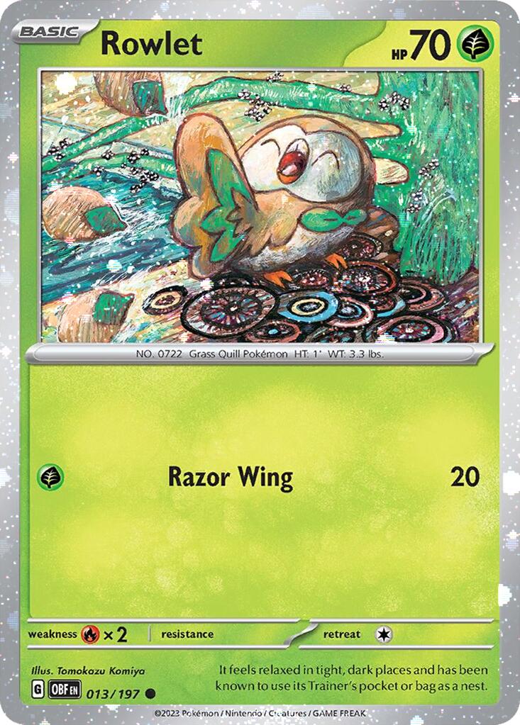 Rowlet (013/197) (Cosmos Holo) [Miscellaneous Cards] | I Want That Stuff Brandon