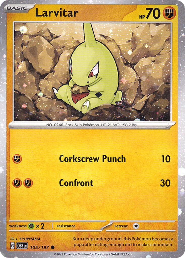 Larvitar (105/197) (Cosmos Holo) [Miscellaneous Cards] | I Want That Stuff Brandon