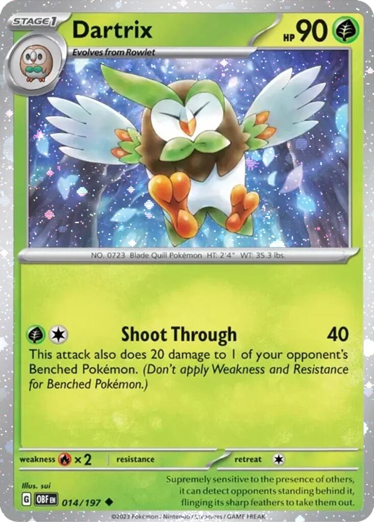 Dartrix (014/197) (Cosmos Holo) [Miscellaneous Cards] | I Want That Stuff Brandon