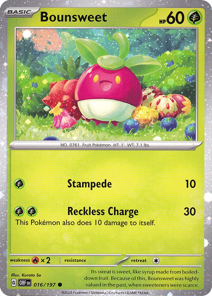 Bounsweet (016/197) (Cosmos Holo) [Miscellaneous Cards] | I Want That Stuff Brandon