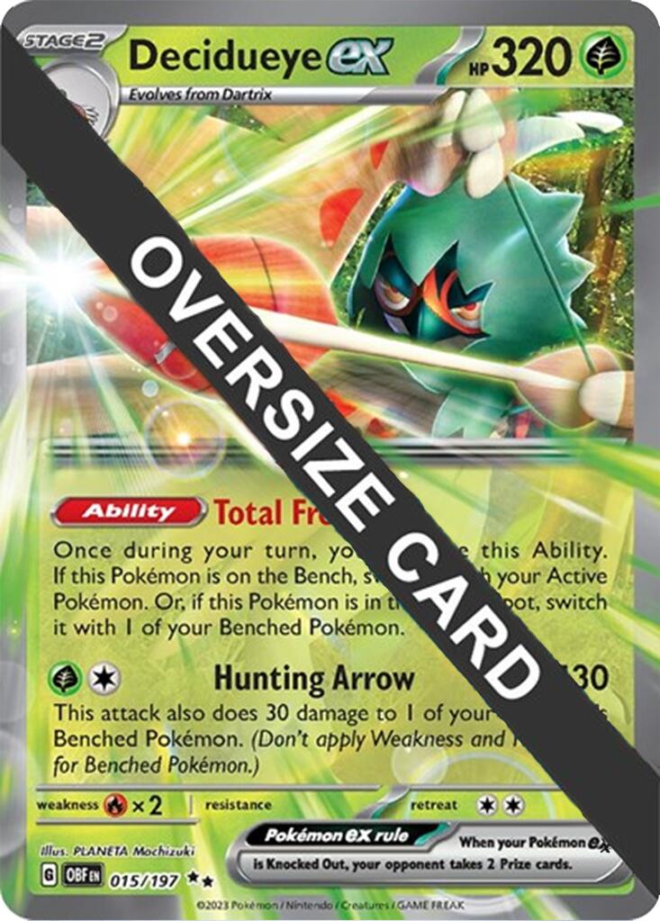 Decidueye ex (015/197) (Jumbo Card) [Miscellaneous Cards] | I Want That Stuff Brandon