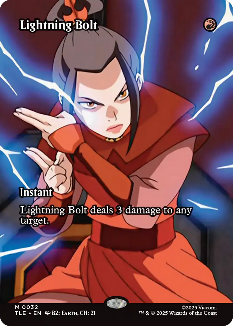 Lightning Bolt (Borderless) [Avatar: The Last Airbender: Eternal-Legal] | I Want That Stuff Brandon