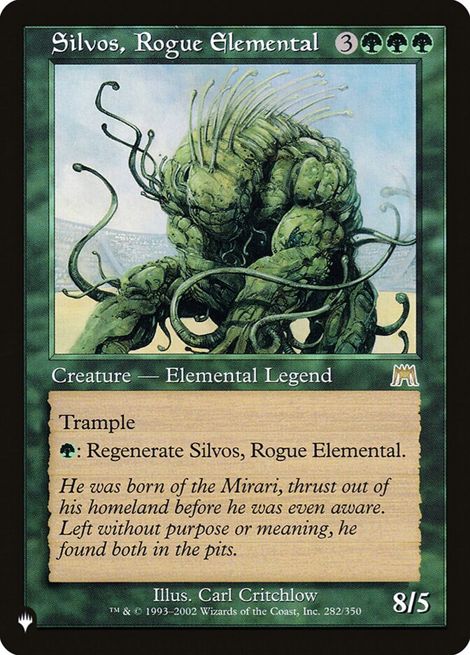 Silvos, Rogue Elemental [The List] | I Want That Stuff Brandon