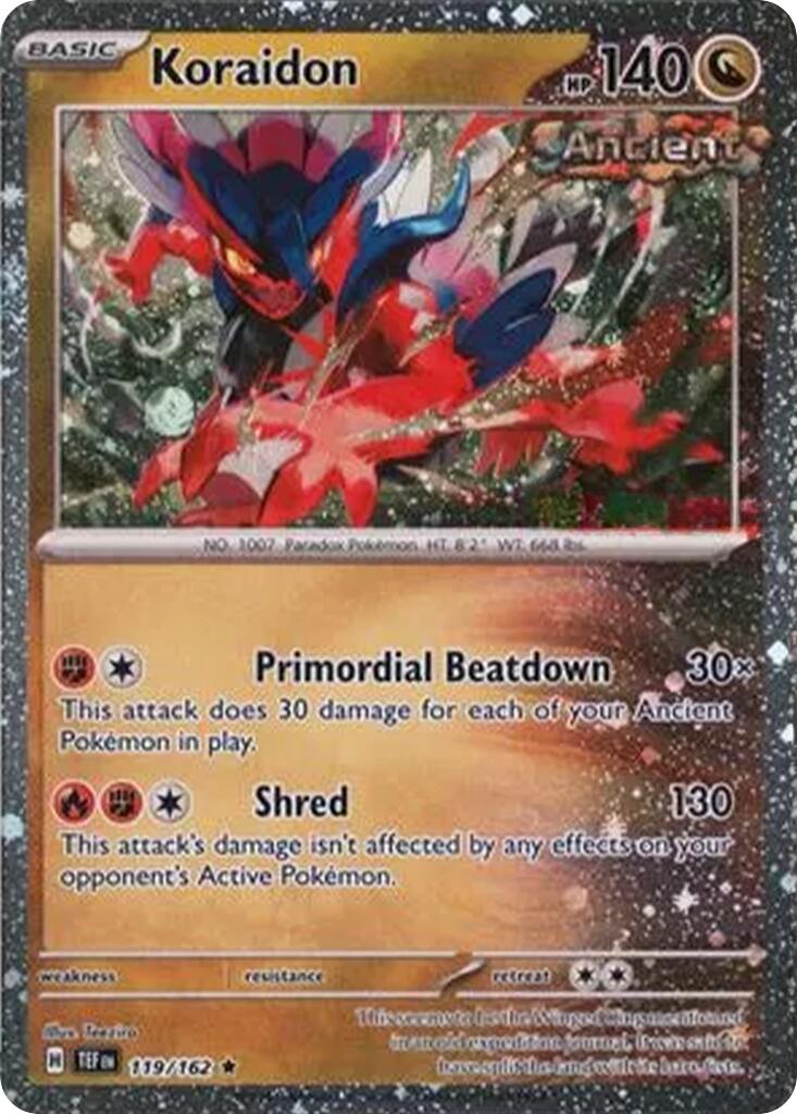 Koraidon (119/162) (Cosmos Holo) [Miscellaneous Cards] | I Want That Stuff Brandon