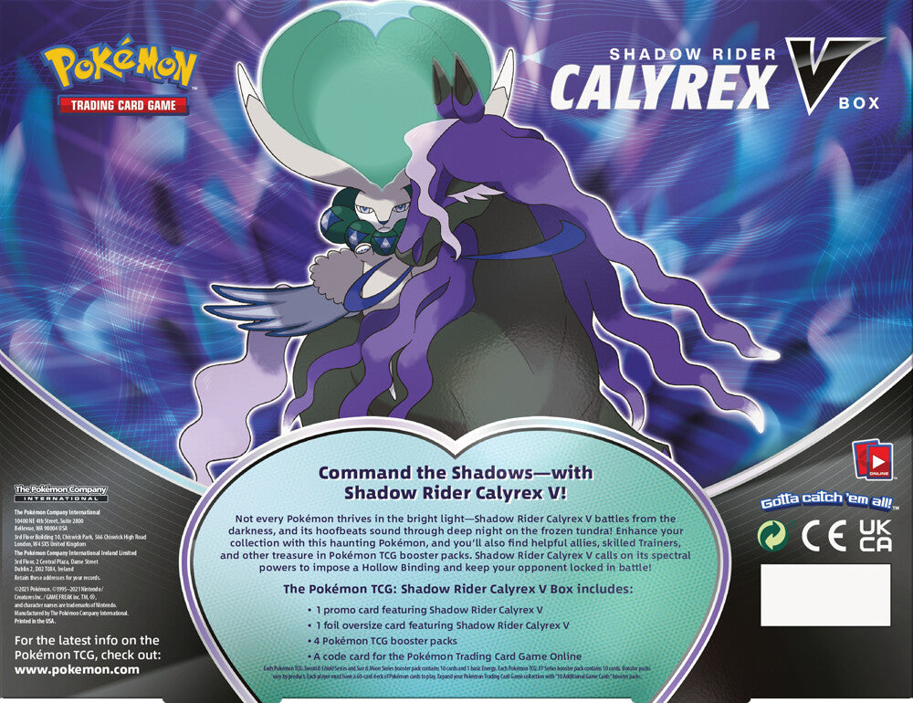 Sword & Shield: Chilling Reign - Box (Shadow Rider Calyrex V) | I Want That Stuff Brandon