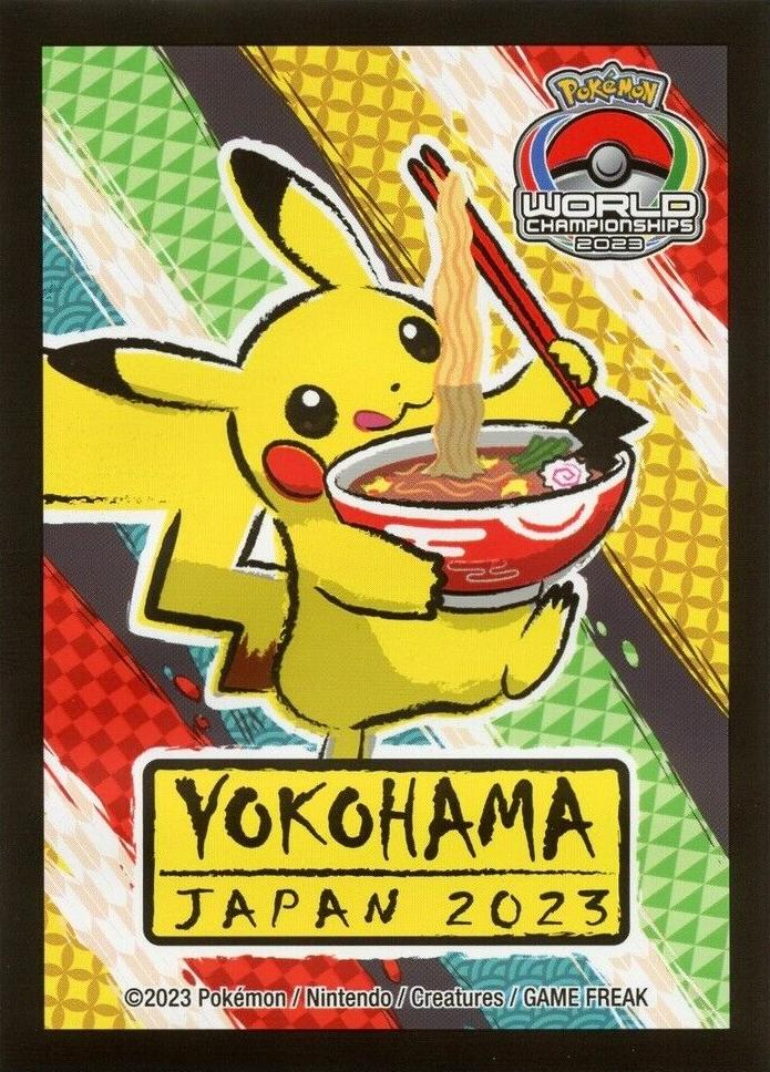 Card Sleeves - 2023 Japan International Championship Pikachu Ramen (64 Pack) | I Want That Stuff Brandon