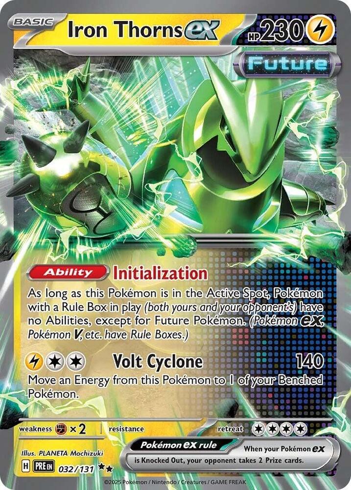 Iron Thorns ex (032/131) [Scarlet & Violet: Prismatic Evolutions] | I Want That Stuff Brandon