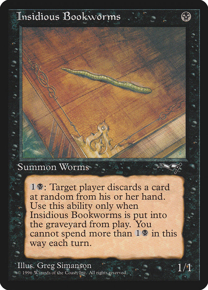 Insidious Bookworms (Single Worm) [Alliances] | I Want That Stuff Brandon