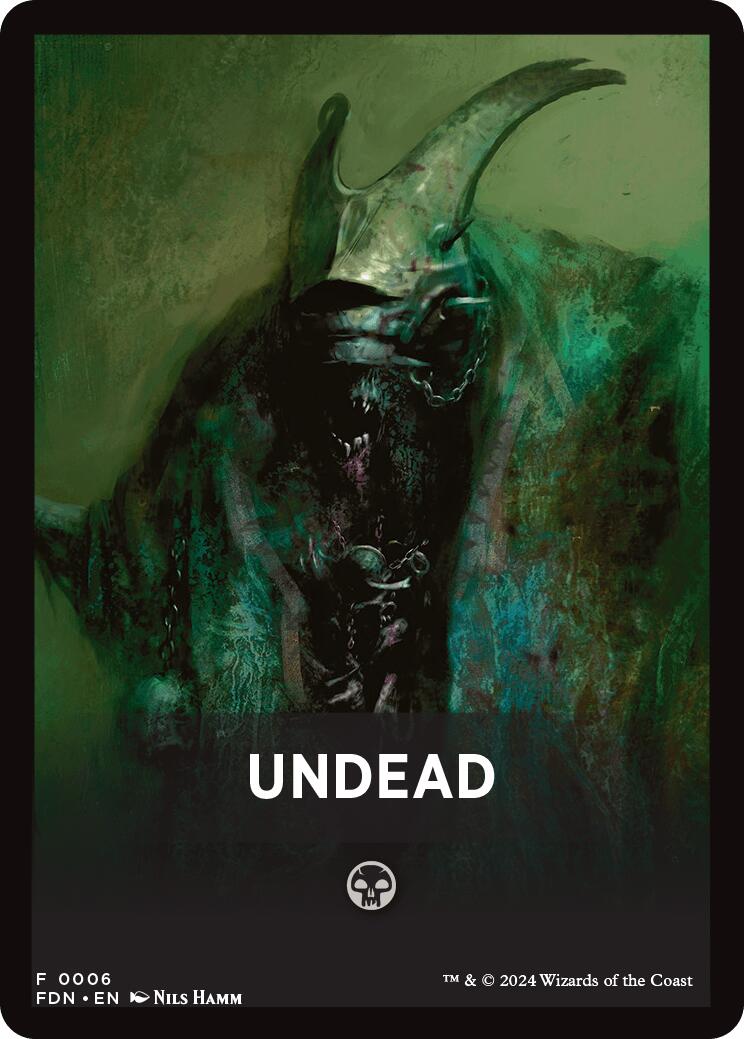 Undead Theme Card [Foundations Tokens] | I Want That Stuff Brandon
