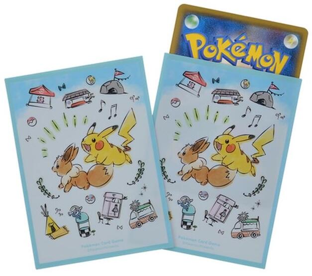 Card Sleeves - Pokemon World Market (64-Pack) (Pokemon Center Japan Exclusive) | I Want That Stuff Brandon