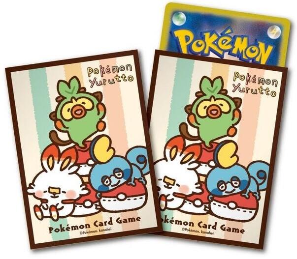 Card Sleeves - Yurutto Chilling with Cushions (64-Pack) (Pokemon Center Japan Exclusive) | I Want That Stuff Brandon