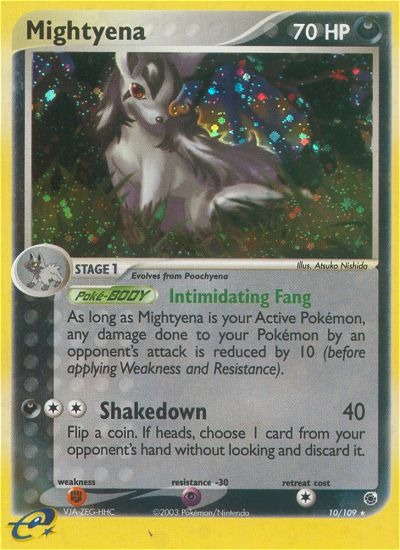 Mightyena (10/109) [EX: Ruby & Sapphire] | I Want That Stuff Brandon