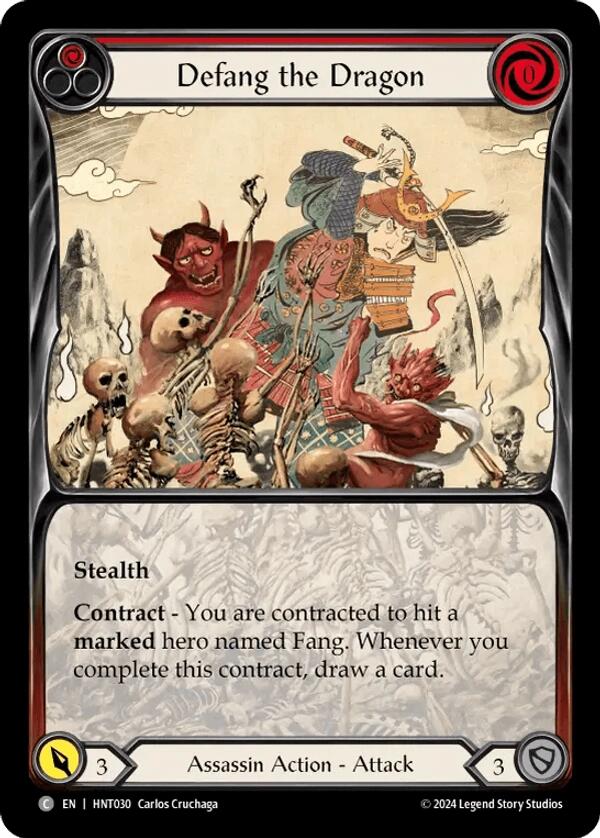 Defang the Dragon [HNT030] (The Hunted)  Rainbow Foil | I Want That Stuff Brandon